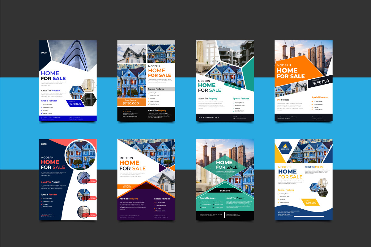 Real Estate Flyer Template, a Flyer Template by Limino™ Studio (Photo 2 of 3)