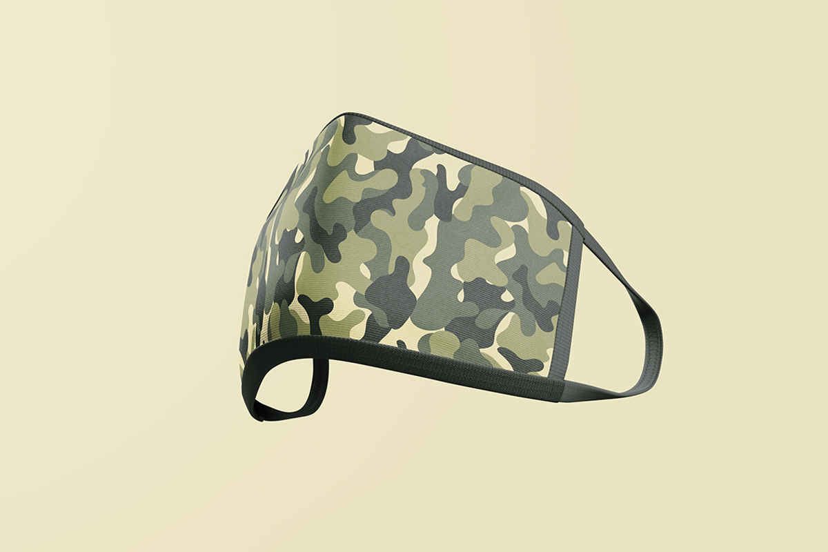 Face Mask Mockup, a Mask Mockup by AnagramDesign (Photo 6 of 10)