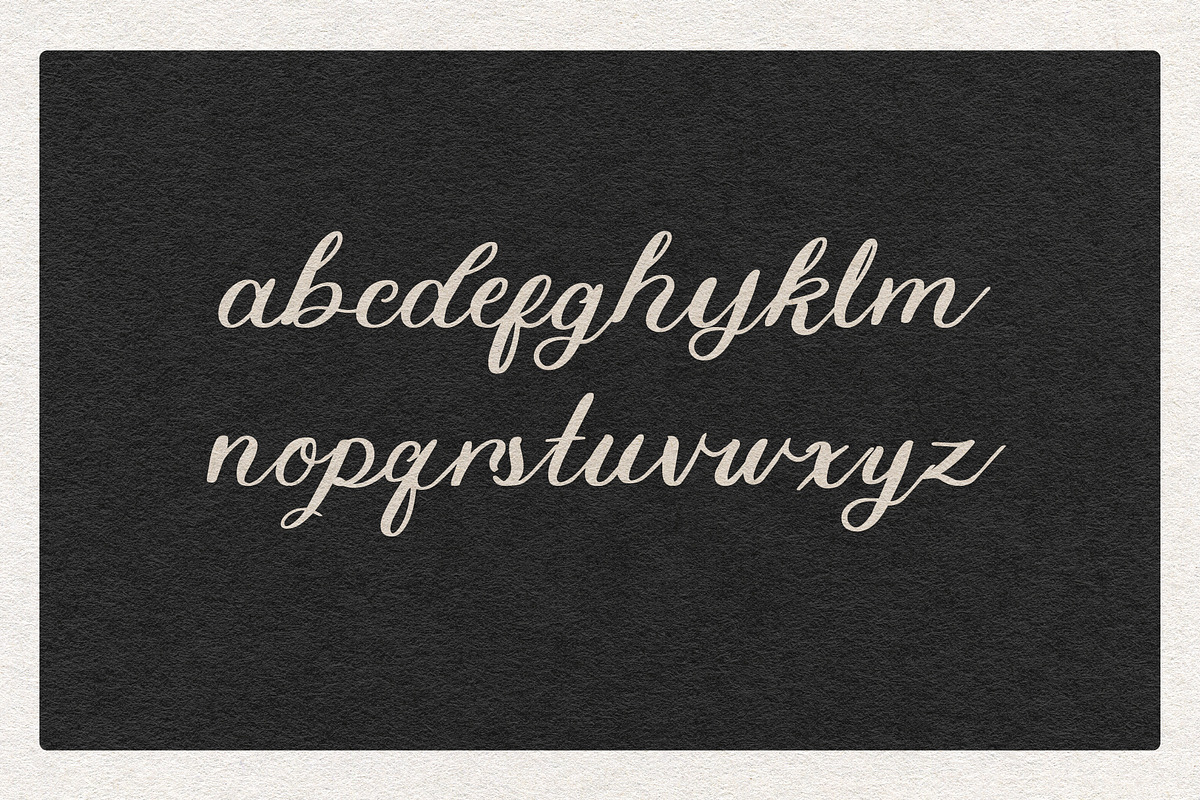MIDNIGHT ATELIER by Natasha Reddy, a Script Font by Natasha Reddy Studio (Photo 2 of 8)