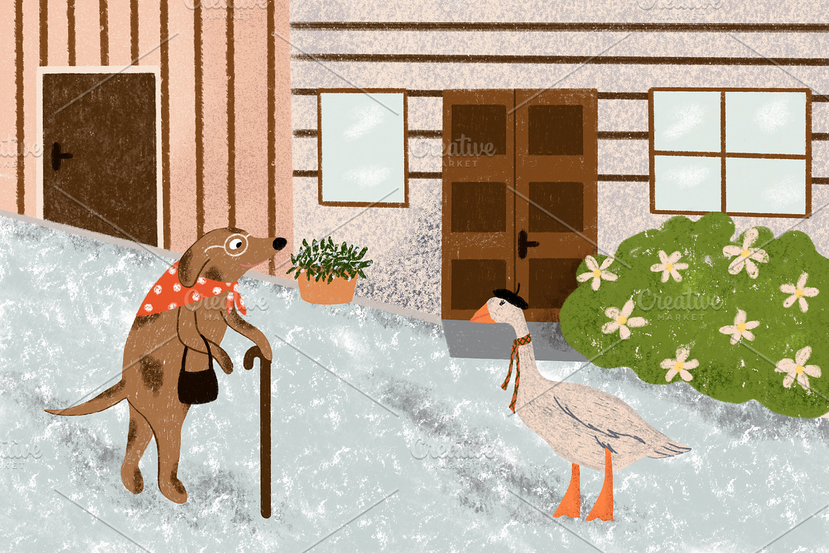 Crayons & Oil Pastels for Procreate, a Brush Add-On by Biso Studio (Photo 4 of 6)