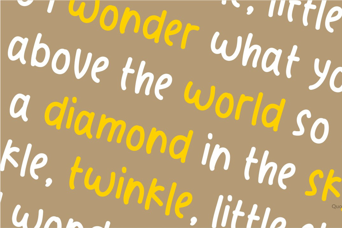 Quote Notes Quirky Handwritten, a Sans Serif Font by TrimStudio (Photo 7 of 8)