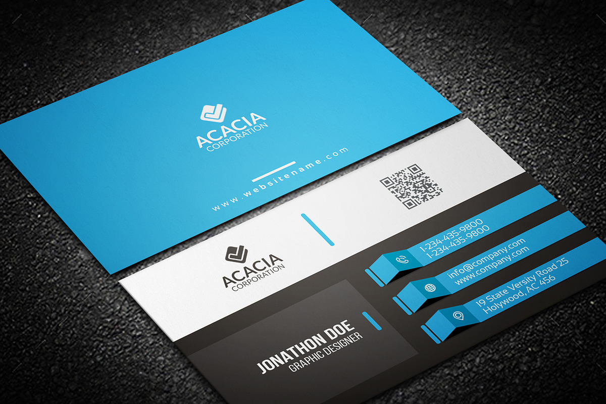 Elegant Business Card (UPDATED), a Business Card Template by DesignGhar (Photo 3 of 7)