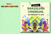 Poster Perayaan karnival Brazil, a Design Template by Eka Design (Thumbnail 3 of 4)