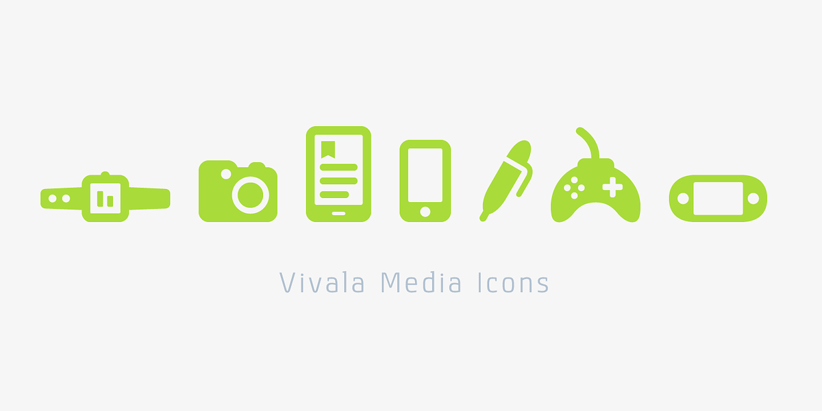 Vivala Media Icons, a Symbol Font by VivalaType (Photo 3 of 5)
