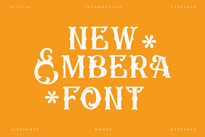 Embera - Display Font
