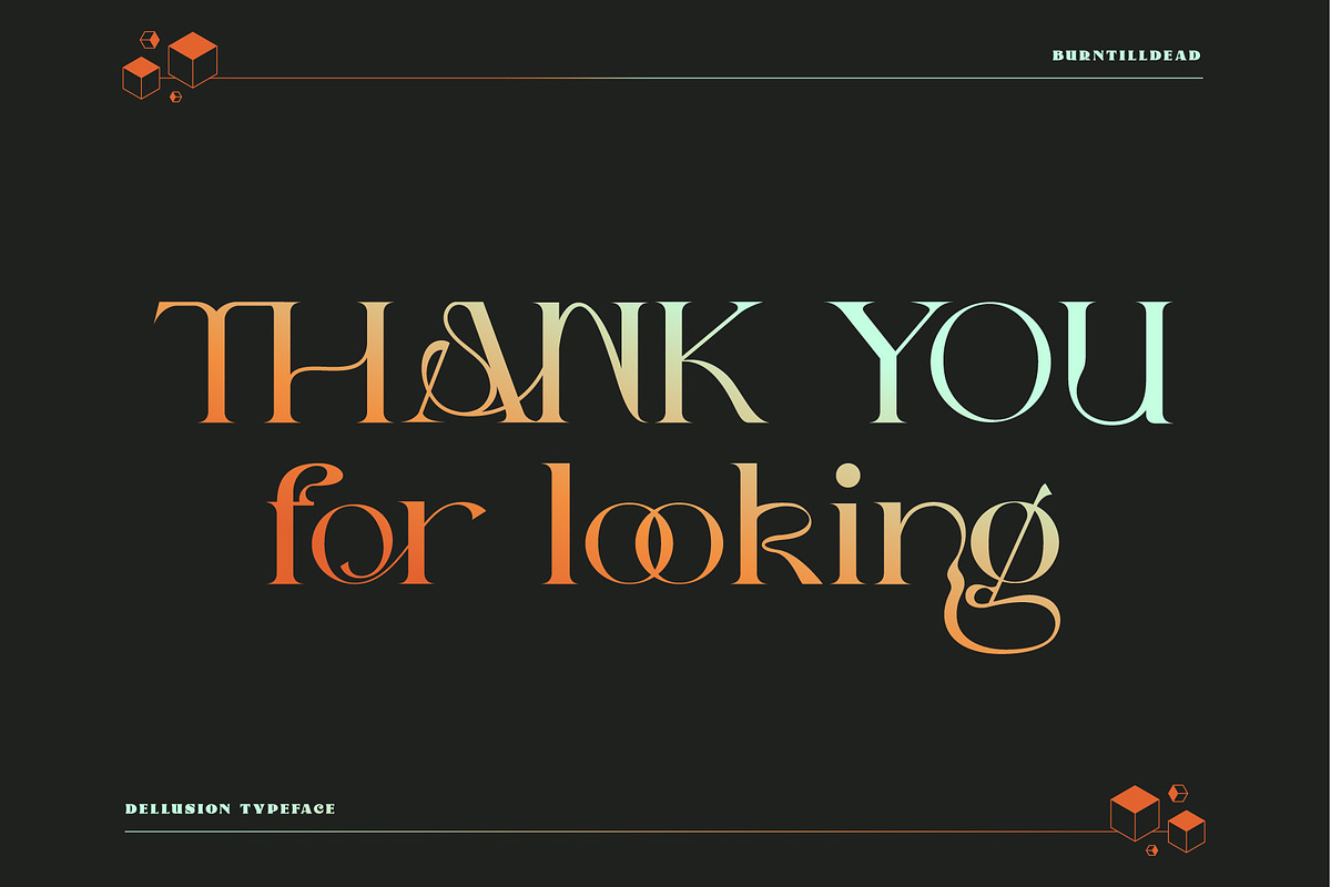 Dellucion, a Serif Font by Burntilldead (Photo 13 of 13)