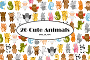 Kids bundle. Cute baby animals, an Animal Illustration by Lesya Skripak (Thumbnail 11 of 13)