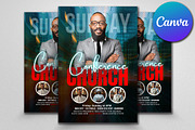 Church Service Flyer for Canva, a Flyer Template by Psd Templates (Thumbnail 2 of 3)