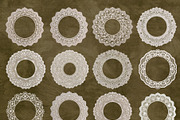 Vintage Lace Frames, Doilies & Bows, an Object Graphic by OliaMuseDesign (Thumbnail 7 of 10)
