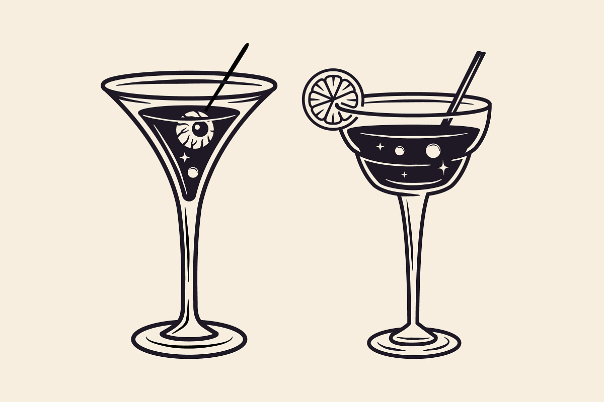 Spooky Halloween Cocktails - 7 Icons, an Object Graphic by DenysHolovatiuk (Photo 4 of 4)