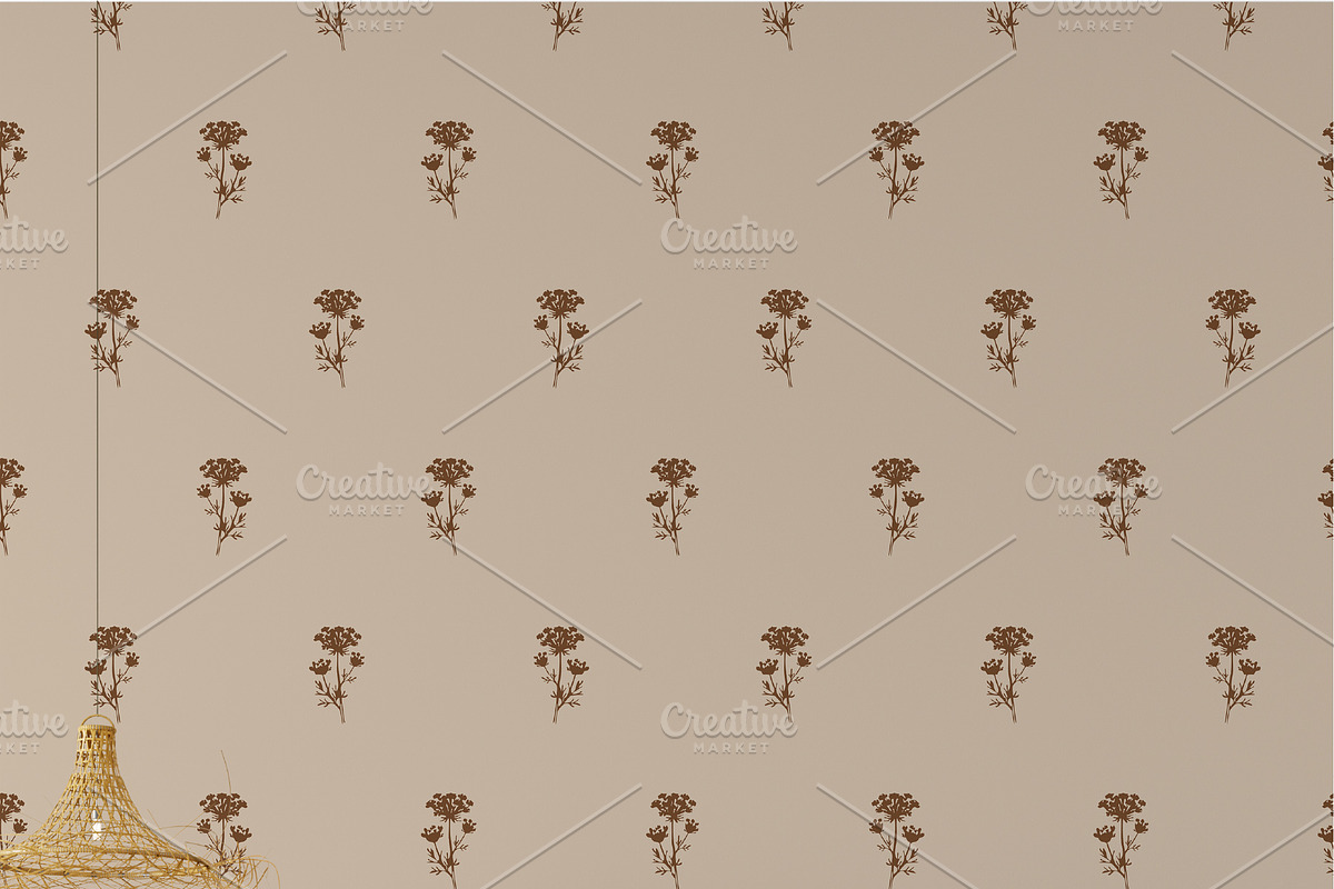 Umber Fields - Seamless Patterns, a Pattern Graphic by InaCorart (Photo 3 of 13)