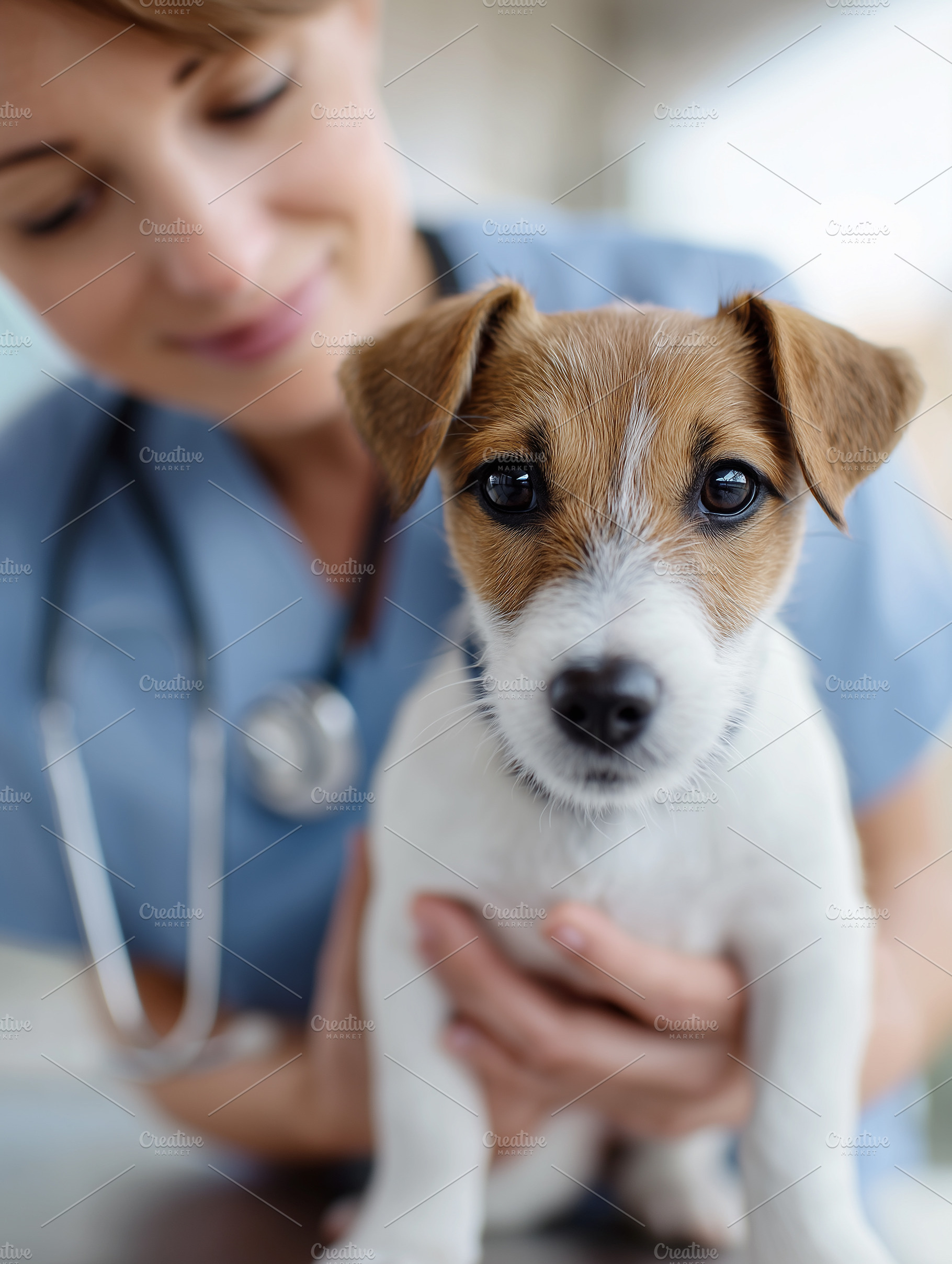 Close up of a cute puppy being, an Animal Photo by MistyDay