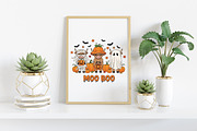 Spooky Halloween Highland Cow Png, an Illustration by Craft Nest (Thumbnail 3 of 6)