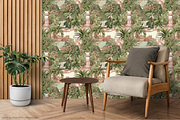 Urban Forest Toile seamless Pattern, a Pattern Graphic by STUDIO CHOTI (Thumbnail 4 of 7)