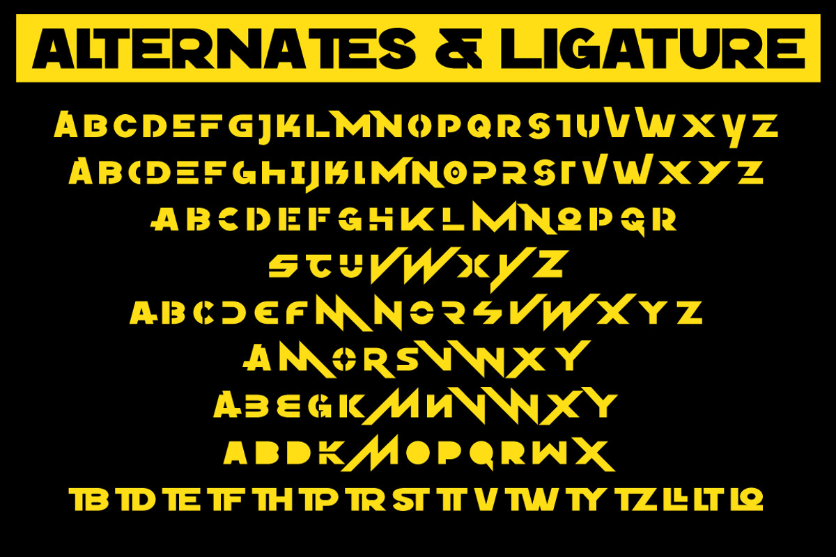 Memosa - All Caps Display Font, a Sans Serif Font by tebaltipislab (Photo 12 of 14)