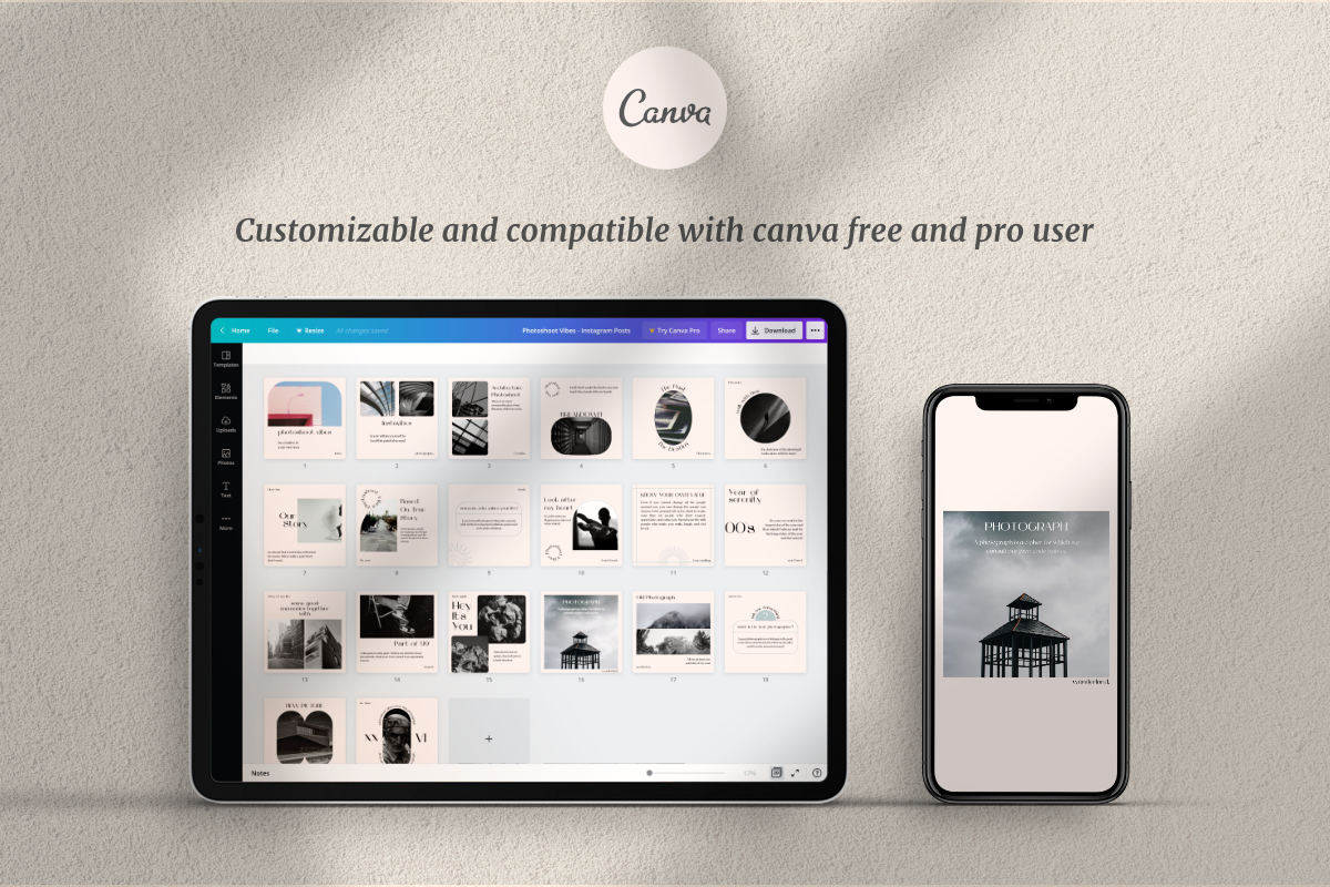 Photovibe - Instagram Canva template, a Social Media Template by ZAF Studio (Photo 7 of 7)