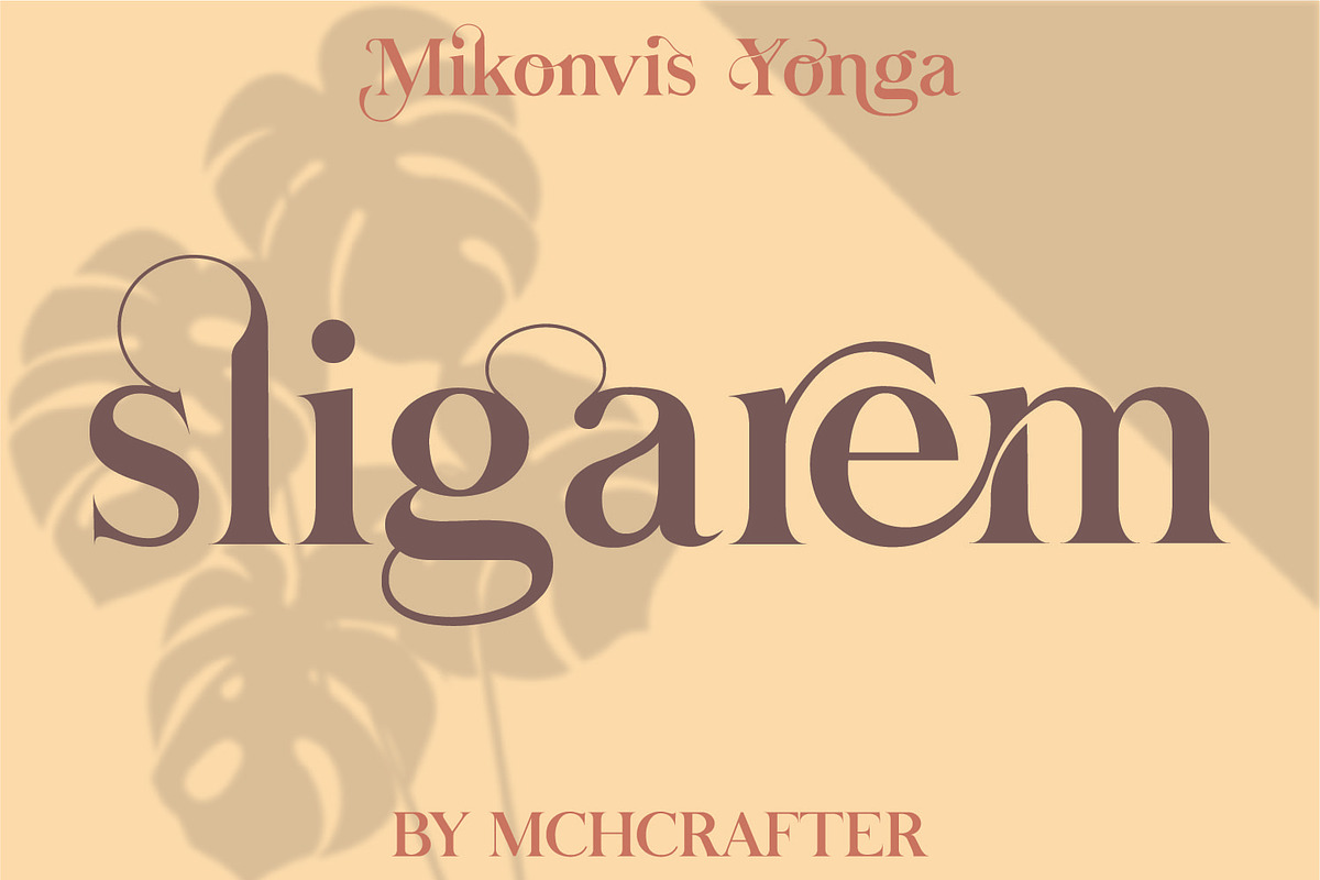 Mikonvis Yonga | Modern Serif Font, a Serif Font by MchCrafter (Photo 7 of 15)