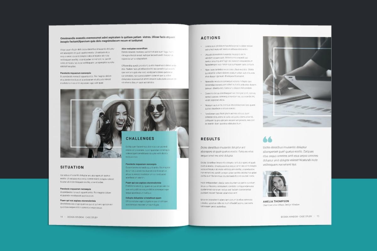 Case Study Booklet, a Brochure Template by DesignJanala (Photo 8 of 11)