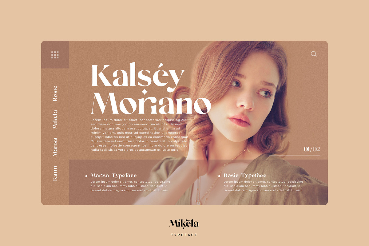 Mikela - Gorgeous Typefaces, a Serif Font by Kaligra.co (Photo 8 of 49)