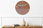 Valentine's Day SET Wall Decoration, a Templates & Theme by LaserCutano (Thumbnail 3 of 10)