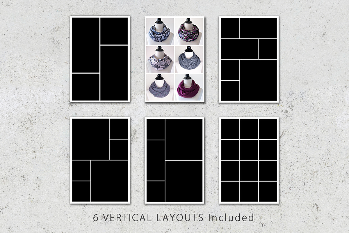 5x7 Photo Card Collage Template Pack, a Card Template by Loveurstyle Designs (Photo 2 of 4)