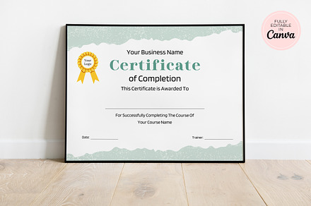 Employee Canva Certificate Template, a Templates & Theme by Snapybiz