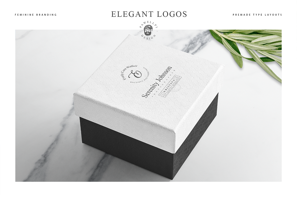 50 Elegant Premade Logo Templates, a Branding & Logo Template by pawellpi (Photo 23 of 26)