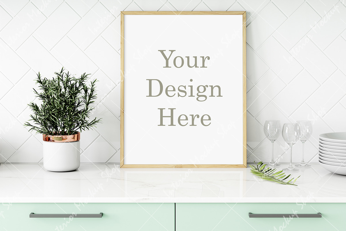 Frame Mockup Kitchen - 813, a Print Template by Mockup Shop (Photo 1 of 3)