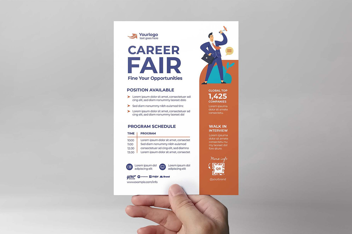 Job Fair Recruitment Flyer Template, a Flyer Template by BrandPacks (Photo 3 of 5)
