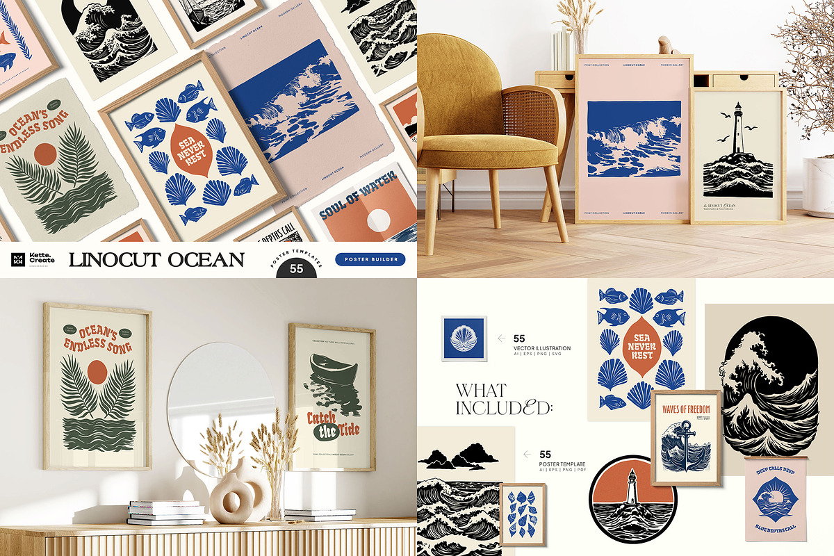Mega Poster Bundle | 52 in 1, an Object Graphic by KetteCreate (Photo 4 of 53)