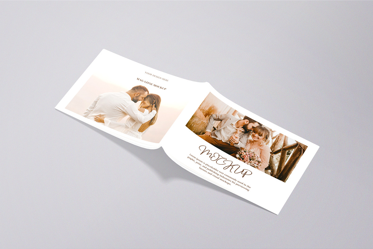 Landscape Magazine / Book Mockups, a Print Template by 2M GRAPHICS DESIGN (Photo 7 of 8)