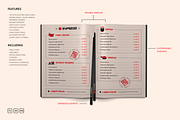 Sushi Bar Menu and Branding Mockup, a Books & Magazine Mockup by Catkie - Digital Art (Thumbnail 2 of 14)