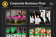 50 Corporate Business Flyers Bundle, a Flyer Template by AfzaalGraphics (Thumbnail 6 of 6)