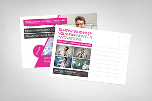 Medical Doctors Postcard Psd