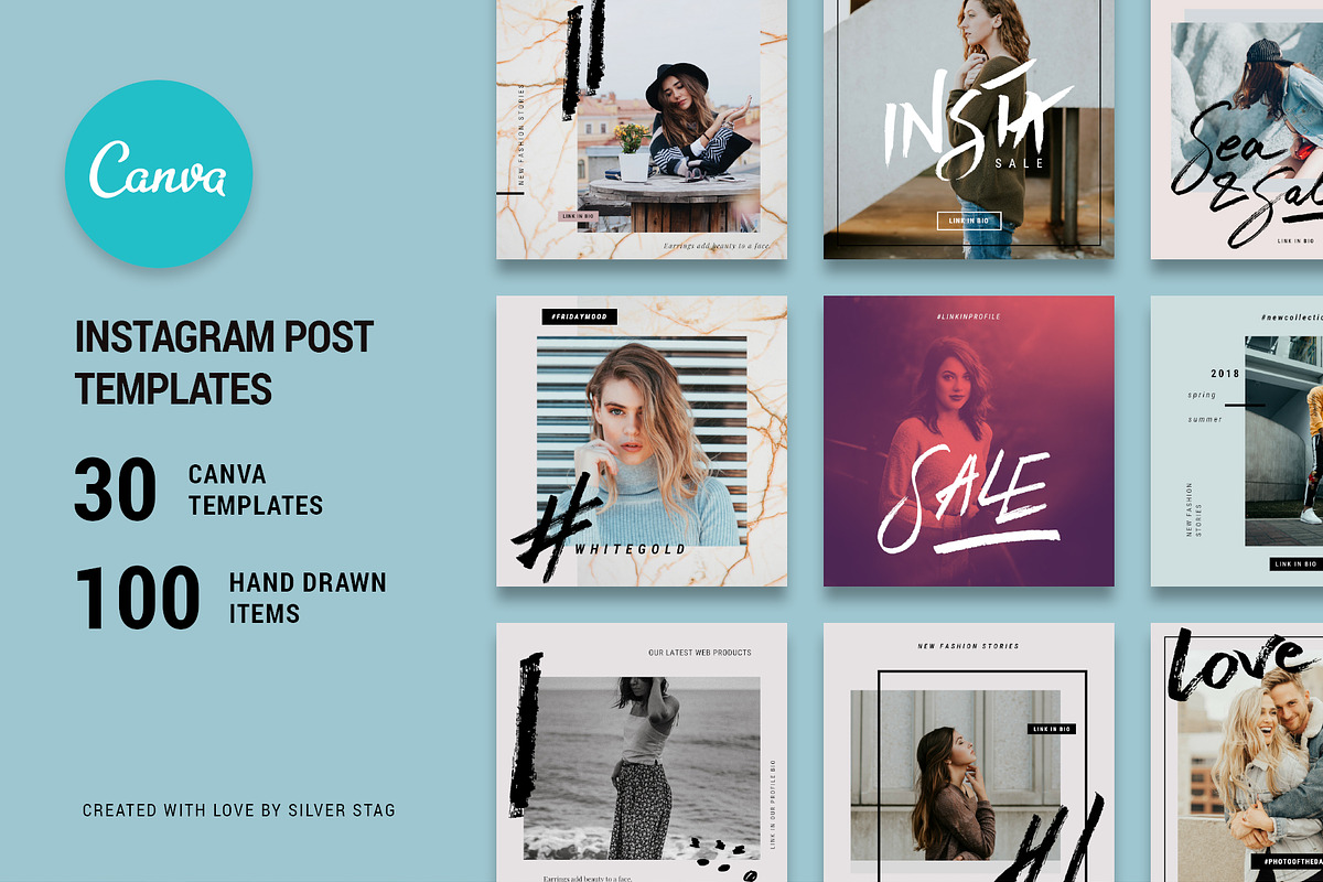 CANVA Social Bundle + FREE Updates, a Social Media Template by SilverStag Type Foundry (Photo 58 of 91)