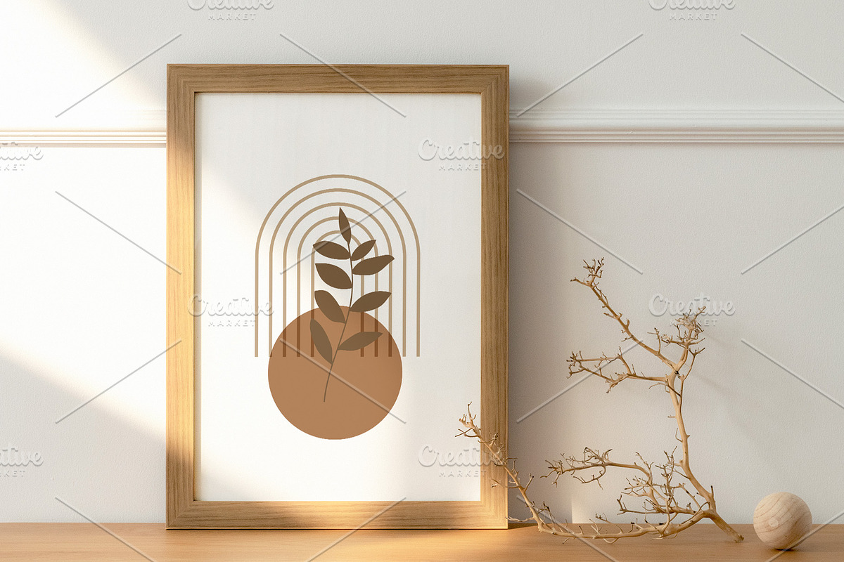 Boho abstract design shapes, a Decorative Illustration by Vectorwins Premium Shop (Photo 2 of 5)