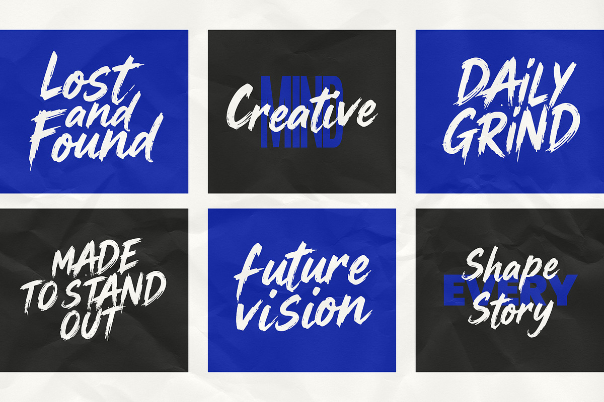 Nark Dules Brush Font Expressive, a Handwritten Font by Maulana Creative (Photo 3 of 7)