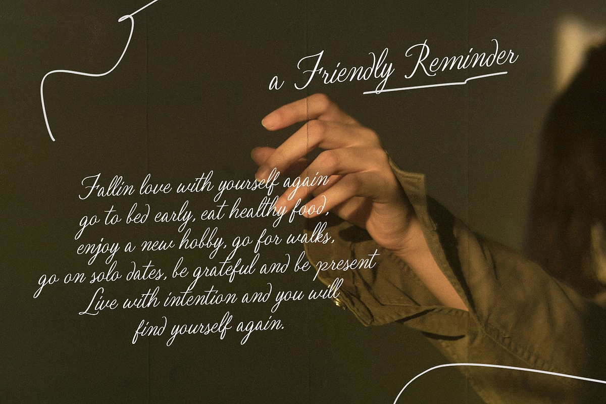 Quishine - Classic Handwritten Font, a Handwritten Font by Haps Space (Photo 8 of 14)