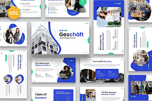 Gescaft  Business Plan Google Slides, a Presentation Template by Fit-tee