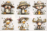 Whimsical Woodland Honey Clipart, a Transportation Illustration by Digital Artistic99 (Thumbnail 2 of 9)