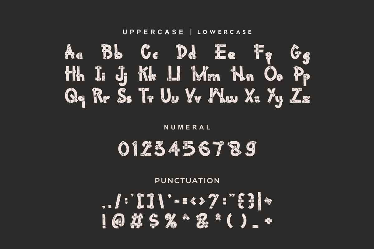 Woods Misoeh - Nature Font, a Sans Serif Font by Iqsiart Studio (Photo 3 of 7)