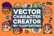 Hand-Drawn Vector Character Creator, a Person Illustration by Vectory by BSC (Thumbnail 1 of 5)