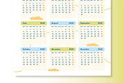 Calendar 2025, a Poster Template by nyilstudio (Thumbnail 3 of 3)