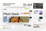 Pitch Deck Google Slide Presentation, a Presentation Template by TMint Creative (Thumbnail 1 of 5)
