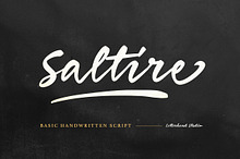 Saltire - Script font