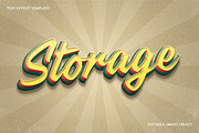 Retro Style Text Effect, a Layer Style Add-On by dokudokunomi (Thumbnail 1 of 4)