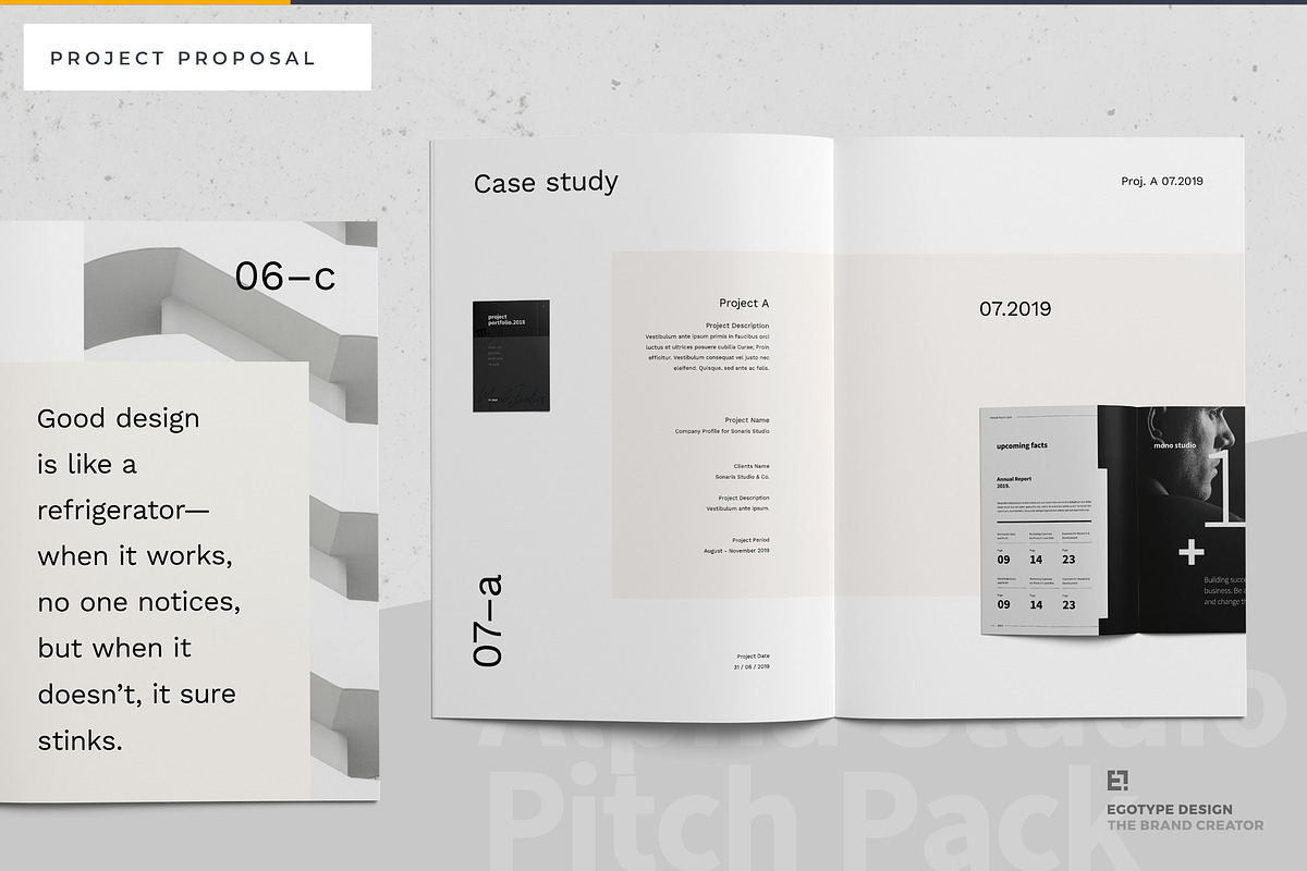 Proposal Pitch Pack, a Brochure Template by Egotype (Photo 18 of 77)