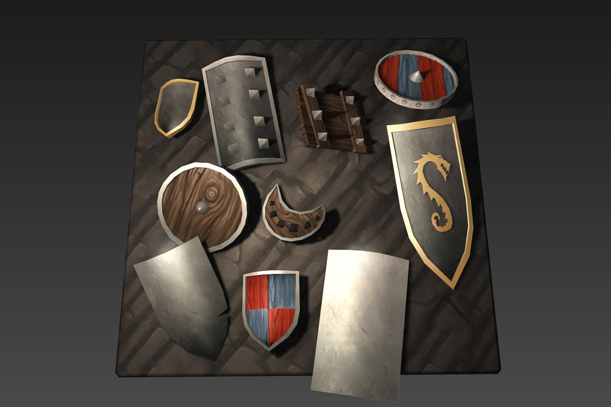 Simple Shields, a 3D by FasterBoom (Photo 1 of 2)