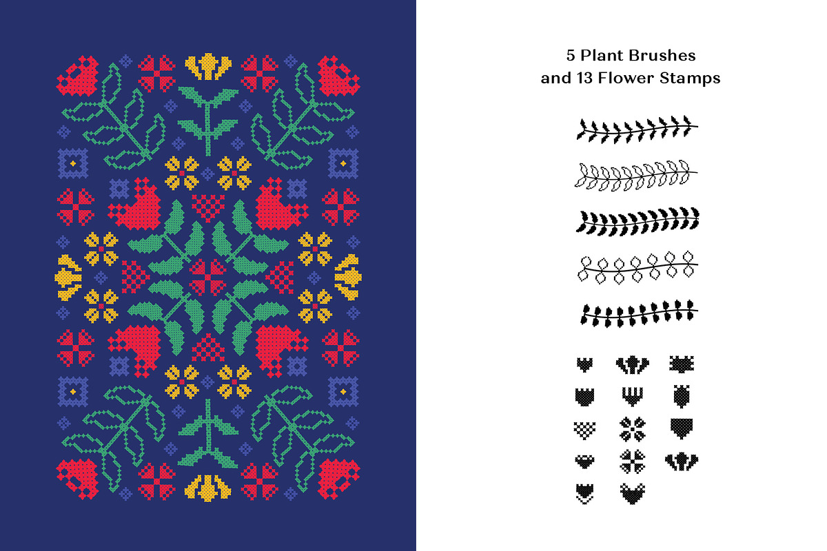 Procreate Cross Stitch Pattern Maker, a Brush Add-On by Pencil Twist (Photo 3 of 10)