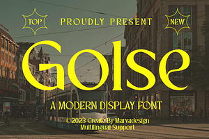 Golse - A Modern Serif